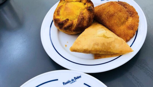 a plate of food on a table