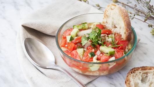 a bowl of food on a plate